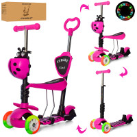 Самокат 5в1 iTrike Maxi JR 3-026-C-P (pink) Самокат 5в1 iTrike Maxi JR 3-026-C-P (pink)